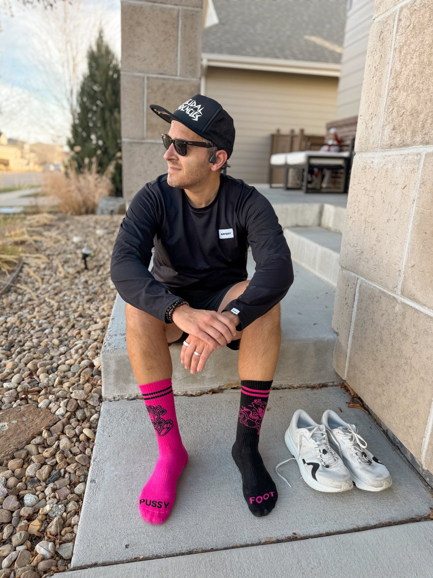 Alley Cat Mismatched Socks